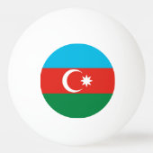 Vlag van Azerbeidzjan Pingpongbal (Achterkant)