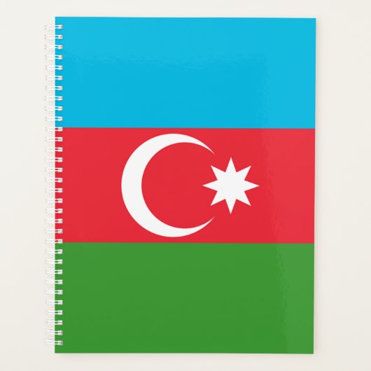 Vlag van Azerbeidzjan Planner (Voorkant)