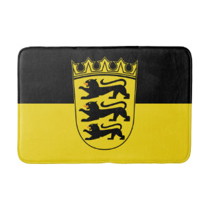 Vlag van Baden-Württemberg Bathroom Mat
