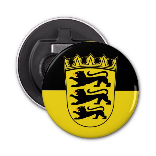 Vlag van Baden-Württemberg Bottle Opener (Voorkant)