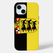 Vlag van Baden-Württemberg Case-Mate iPhone Case (Achterkant)