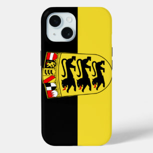 Vlag van Baden-Württemberg iPhone 15 Case