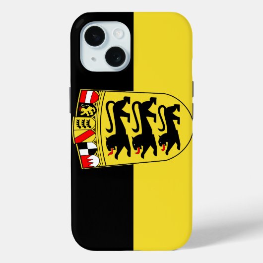 Vlag van Baden-Württemberg Case-Mate iPhone Case (Achterkant)