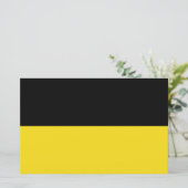 Vlag van Baden Württemberg (Duitse staat) Briefpapier (Staand voorkant)