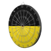 Vlag van Baden Württemberg (Duitse staat) Dartbord (Voorkant Rechts)