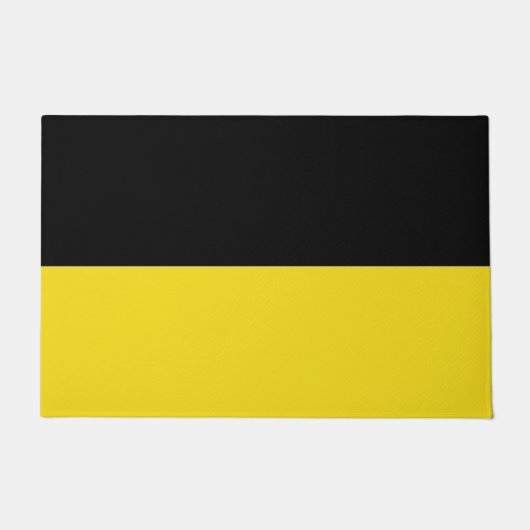 Vlag van Baden Württemberg (Duitse staat) Deurmat (Voorkant)
