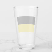 Vlag van Baden Württemberg (Duitse staat) Glas (Achterkant)