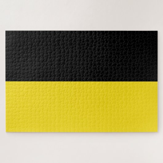 Vlag van Baden Württemberg (Duitse staat) Legpuzzel (Horizontaal)