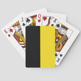 Vlag van Baden Württemberg (Duitse staat) Pokerkaarten