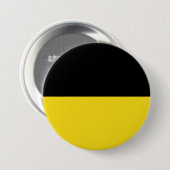 Vlag van Baden Württemberg (Duitse staat) Ronde Button 7,6 Cm (Voorkant /achterkant)