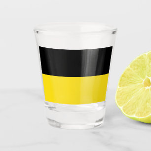 Vlag van Baden Württemberg (Duitse staat) Shot Glas