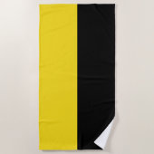 Vlag van Baden Württemberg (Duitse staat) Strandlaken (Voorkant)