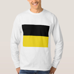 Vlag van Baden Württemberg (Duitse staat) T-shirt