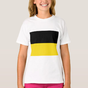 Vlag van Baden Württemberg (Duitse staat) T-shirt