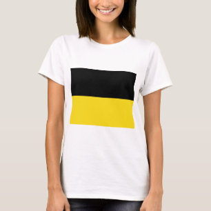 Vlag van Baden Württemberg (Duitse staat) T-shirt