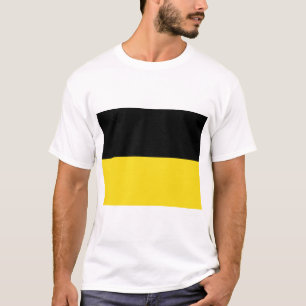 Vlag van Baden Württemberg (Duitse staat) T-shirt