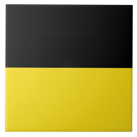 Vlag van Baden Württemberg (Duitse staat) Tegeltje (Voorkant)