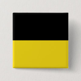 Vlag van Baden Württemberg (Duitse staat) Vierkante Button 5,1 Cm