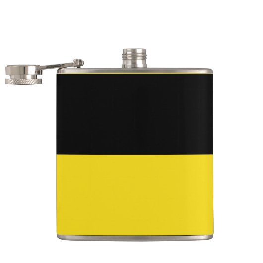 Vlag van Baden-Württemberg Flask Heupfles (Geopend)