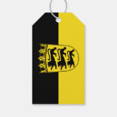 Vlag van Baden-Württemberg Gift-Labels Cadeaulabel (Achterkant)