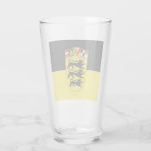 Vlag van Baden-Württemberg Glass Glas (Achterkant)