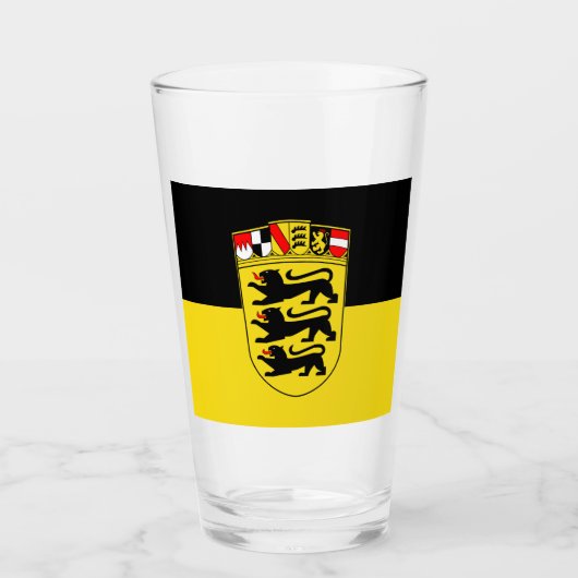 Vlag van Baden-Württemberg Glass Glas (Voorkant)