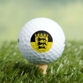 Vlag van Baden-Württemberg Golf Balls Golfballen (Insitu Shirt)