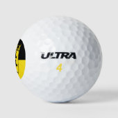 Vlag van Baden-Württemberg Golfballen (Logo)