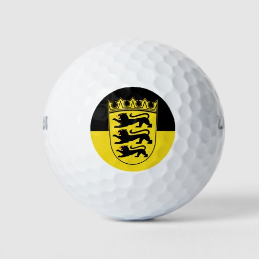 Vlag van Baden-Württemberg Golfballen (Voorkant)