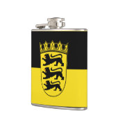 Vlag van Baden-Württemberg Hip Flask Heupfles (Links)