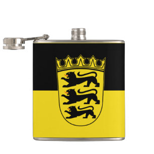 Vlag van Baden-Württemberg Hip Flask Heupfles