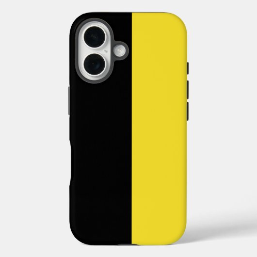 Vlag van Baden-Württemberg Hoesje-Mate iPhone Case (Achterkant)