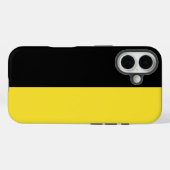 Vlag van Baden-Württemberg Hoesje-Mate iPhone Case (Achterkant (horizontaal))