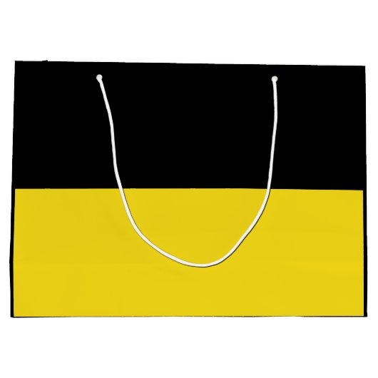 Vlag van Baden-Württemberg Large Gift Bag Groot Cadeauzakje (Achterkant)