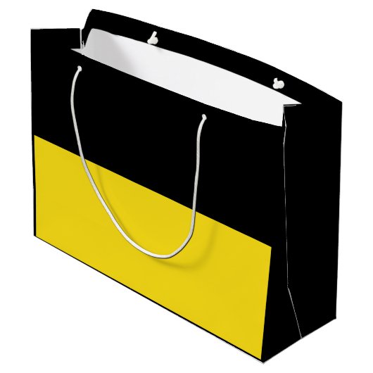 Vlag van Baden-Württemberg Large Gift Bag Groot Cadeauzakje (Achterkant Gekanteld)