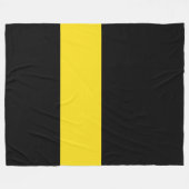 Vlag van Baden-Württemberg op de rugleuning Fleece Deken (Voorkant (Horizontaal))