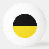 Vlag van Baden-Württemberg Ping Pong Ball (Achterkant)