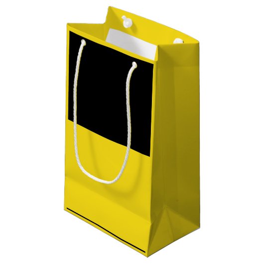 Vlag van Baden-Württemberg Small Gift Bag Klein Cadeauzakje (Voorkant Gekanteld)