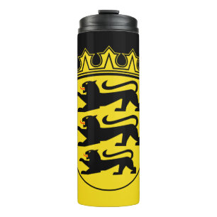 Vlag van Baden-Württemberg Thermal Tumbler Thermosbeker
