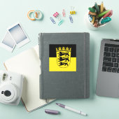 Vlag van Baden-Württemberg Vinyl Sticker (iPad Cover)