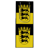 Vlag van Baden-Württemberg Wine Gift Bag Wijn Cadeautas (Voorkant)