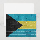 Vlag van Bahama's Briefkaart (Voorkant / Achterkant)