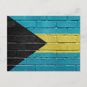 Vlag van Bahama's Briefkaart