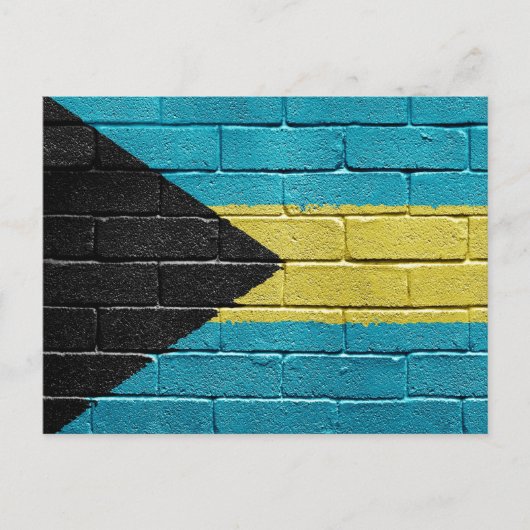 Vlag van Bahama's Briefkaart (Voorkant)