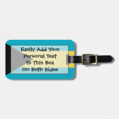 Vlag van Bahama's Easy ID Bagagelabel (Voorkant horizontaal)