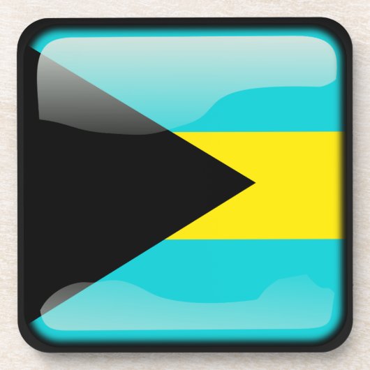 Vlag van Bahama's Onderzetter (Voorkant)