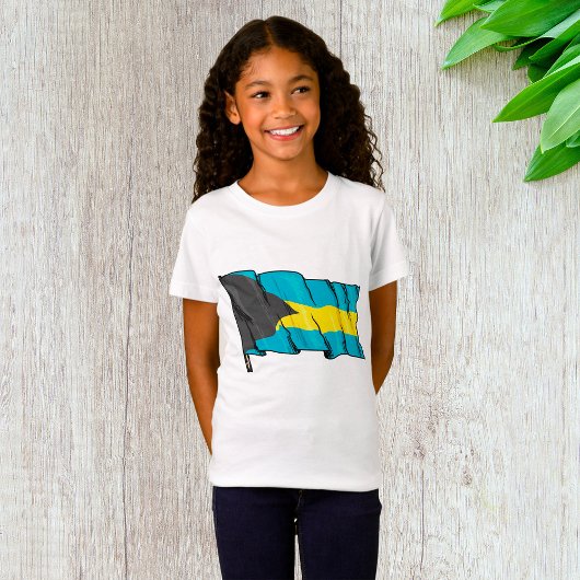 Vlag van Bahama's T-shirt