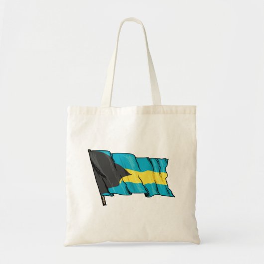 Vlag van Bahama's Tote Bag (Voorkant)