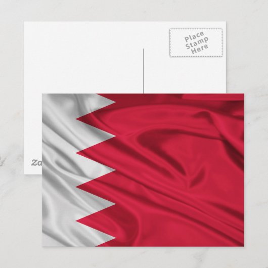 Vlag van Bahrein Briefkaart (Voorkant / Achterkant)