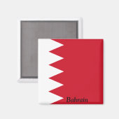 Vlag van Bahrein Magneet (Voorkant / Achterkant)